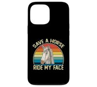 Carcasa para iPhone 13 Pro MAX Save A Horse Ride My Face Funny Horse Riding Adult Joke Meme