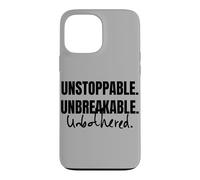 Carcasa para iPhone 13 Pro MAX SÉ IMPARABLE, IRROMPIBLE, SIN MOLESTIAS