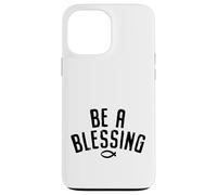 Carcasa para iPhone 13 Pro MAX Sé una bendición, Atleta Cristiano, Valiente, Cristiano