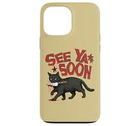 Carcasa para iPhone 13 Pro MAX See Ya Soon Dark Cat Meme Design Womens Girls
