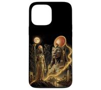 Carcasa para iPhone 13 Pro MAX Sekhmet Bastet ISIS Diosa Africana Kemetic Egipto Arte