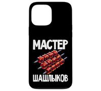 Carcasa para iPhone 13 Pro MAX Shashlik Master Grill Pinchos Rusos Grill Rusia