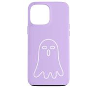 Carcasa para iPhone 13 Pro MAX Simple Modern Dos Fantasmas Esquema - Lila