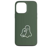 Carcasa para iPhone 13 Pro MAX Simple Modern Two Ghosts Outline - Verde Salvia