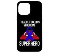 Carcasa para iPhone 13 Pro MAX Síndrome de Treacher Collins Superhero Warrior Fighter TCS