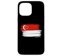 Carcasa para iPhone 13 Pro MAX Singapore National Flag Country Pride Roots Vintage Gift