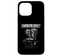 Carcasa para iPhone 13 Pro MAX Smokeologist Funny BBQ Smoker Pitmaster Grill Master Humor