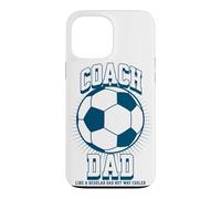 Carcasa para iPhone 13 Pro MAX Soccer Coach Dad Like a Regular Dad but Way Cooler Soccer