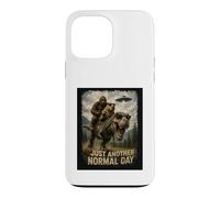 Carcasa para iPhone 13 Pro MAX Solo Otro día Normal | Retro Bigfoot Capibara T-Rex