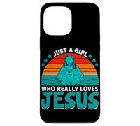 Carcasa para iPhone 13 Pro MAX Solo una Chica Que Realmente ama a Jesús