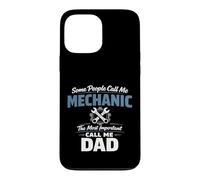 Carcasa para iPhone 13 Pro MAX Some People Call Me Mechanic Dad Blue Collar Job Daddy