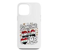 Carcasa para iPhone 13 Pro MAX Someone In Iraq Loves Me Heart Iraq Flag