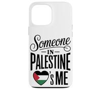 Carcasa para iPhone 13 Pro MAX Someone In Palestine Loves Me Palestine Heart