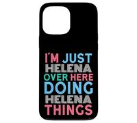 Carcasa para iPhone 13 Pro MAX Soy Helena aquí Haciendo Helena Things Nombre