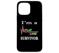 Carcasa para iPhone 13 Pro MAX Soy una línea Plana Survivor Near Death Experience - Paro cardíaco