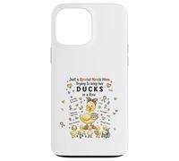 Carcasa para iPhone 13 Pro MAX Special Needs Mom Autism Caregivers Cute Mama Duck