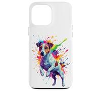 Carcasa para iPhone 13 Pro MAX Splash Art Jack Russell