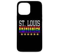 Carcasa para iPhone 13 Pro MAX St. Louis Pride Missouri Gay Lesbianas Queer LGBT Rainbow Flag