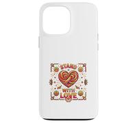 Carcasa para iPhone 13 Pro MAX Stand Together Amor Unidad Corazón Concepto