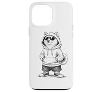 Carcasa para iPhone 13 Pro MAX Sudadera con Capucha para Perro con Gafas de Sol Urban Shiba