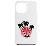 Carcasa para iPhone 13 Pro MAX Sunset Beach Palm Trees for Summer Vacation or Holidays