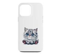 Carcasa para iPhone 13 Pro MAX Super Lindo Gato bebé Amo a mi Gato