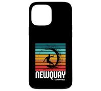Carcasa para iPhone 13 Pro MAX Surf Newquay Cornwall Playa Vintage Retro Surf