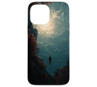 Carcasa para iPhone 13 Pro MAX Surrealista Ascension - Figura Flotante Cielo Luminoso diseño artístico