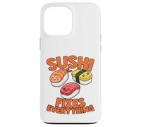 Carcasa para iPhone 13 Pro MAX Sushi Divertido lo arregla Todo Amante de la Comida