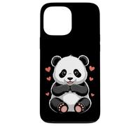 Carcasa para iPhone 13 Pro MAX Sweet Panda con Corazones Kawaii Bear Love Design
