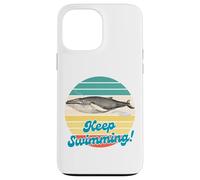 Carcasa para iPhone 13 Pro MAX Swimming Humpback Whale Retro Vintage Ocean Sunset Design