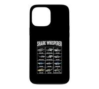 Carcasa para iPhone 13 Pro MAX Tabla de identificación de Especies de Tiburones susurradores de Tiburones