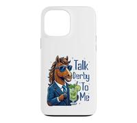 Carcasa para iPhone 13 Pro MAX Talk Derby To Me Funny Cool Racing Horse Men Women