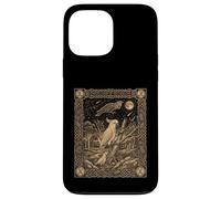 Carcasa para iPhone 13 Pro MAX Tarot Cacatúa Celestial Carta Zodiaco Dark Academia