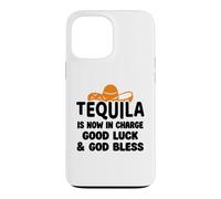 Carcasa para iPhone 13 Pro MAX Tequila is Now in Charge Good Luck and God Bless Margarita