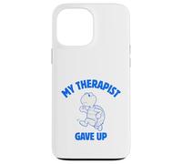 Carcasa para iPhone 13 Pro MAX Terapia Divertida de Tortugas Humor Conciencia Mental