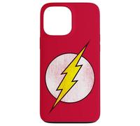 Carcasa para iPhone 13 Pro MAX The Flash Logo Distressed White & Yellow