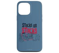 Carcasa para iPhone 13 Pro MAX The Flintstones Fred Barney Stacks on Stacks