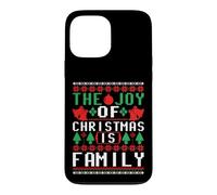 Carcasa para iPhone 13 Pro MAX The Joy of Christmas is Family Ugly Sweater Holiday Art