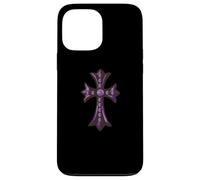 Carcasa para iPhone 13 Pro MAX The Pave Diamonds Amethyst Cross
