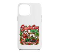 Carcasa para iPhone 13 Pro MAX The Villages Florida SantaCon 2026 Carrito de Golf de Navidad