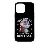 Carcasa para iPhone 13 Pro MAX They Hate Us Cuz They Ain't Us 4th of July American Flag