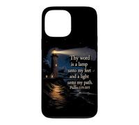 Carcasa para iPhone 13 Pro MAX Thy Word is a Lamp Unto My Feet - Psalm 119:10 Faith Verse
