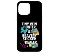 Carcasa para iPhone 13 Pro MAX Tiny Vein Hunter Bravery Sticker Dealer Pediatric Nurse