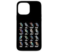 Carcasa para iPhone 13 Pro MAX Tipos de Martín Pescador - Martín Pescador Especies Ornitología Aves