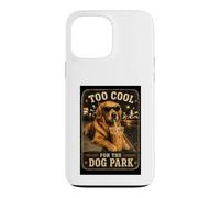 Carcasa para iPhone 13 Pro MAX Too Cool For The Dog Park Funny Golden Retriever Diseño