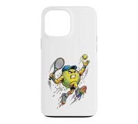 Carcasa para iPhone 13 Pro MAX Top Spin Tennis Ball Ice Cream Drip Rainbow Racket Colorful