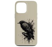 Carcasa para iPhone 13 Pro MAX Tormenta de Tinta Cuervo Silencio Antes de la Caw