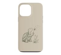 Carcasa para iPhone 13 Pro MAX Tortuga Lovers Soplando Diente de León Naturaleza Cottagecore Gráfico