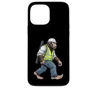 Carcasa para iPhone 13 Pro MAX Trabajador de la construcción Bigfoot con Planes de Plan